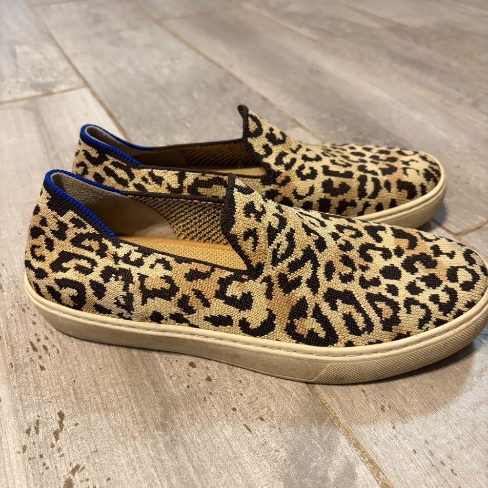 Rothy's Original Slipon Sneaker - Cheetah - Picture 2 of 3